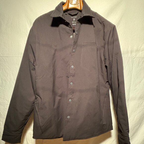 Tahari Black Poly Lightweight Jacket Medium - Picture 3 of 4